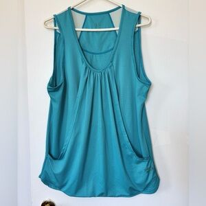 🎉4/30$🎉 Chlorophylle Teal Sleeveless Active Tank Top - Size XL